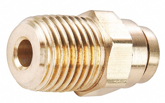 Strt Brass Push-Fit3/4in MNPT3/4in