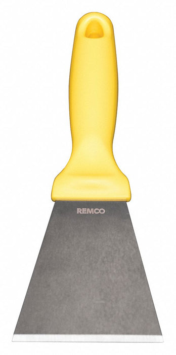 J5453 Scraper SS 3 Blade W Yellow