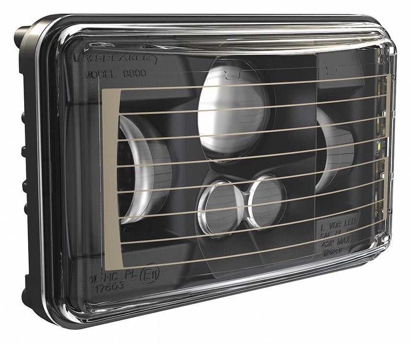 Low Beam Heated Headlight 2830 lm Rectan