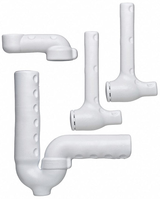 P-Trap Pipe Cover White PVC