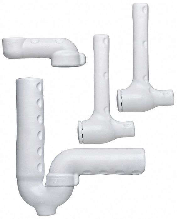 P-Trap Pipe Cover White PVC