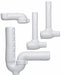 P-Trap Pipe Cover White PVC