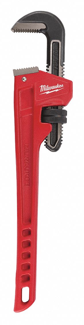 Pipe Wrench Ergonomic Serrated 18 