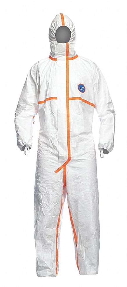 J6006 Hooded Coveralls 3XL Wht Tyvek 800 PK25