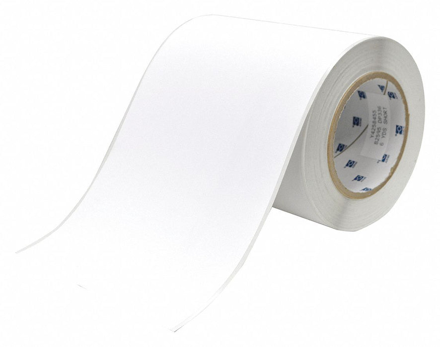ContinuousLabelStock White Matte 6inW