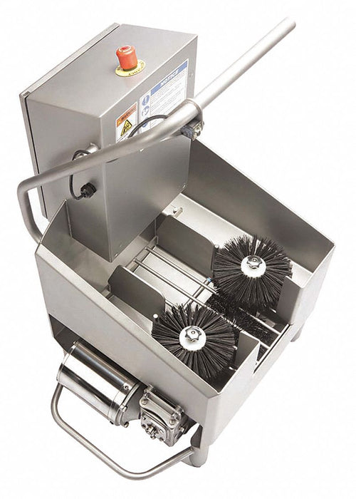 Wet Boot Scrubber SS 400 lb 110VAC