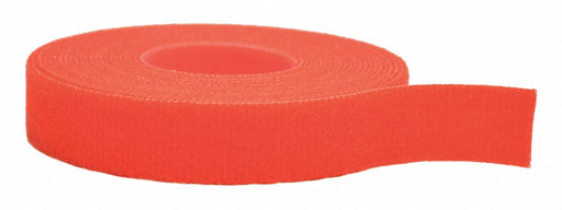 Hook-and-Loop Cable Tie Roll 75 ft Ornge