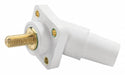 Angled Recp Wht Fml Threaded Stud 400 A