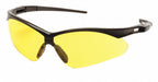 SafetyGlasses Amber ScratchResistant Blk