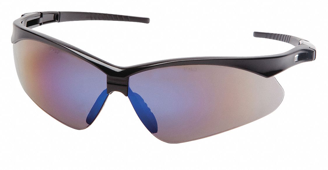 SafetyGlasses Blu Mirrord Blk