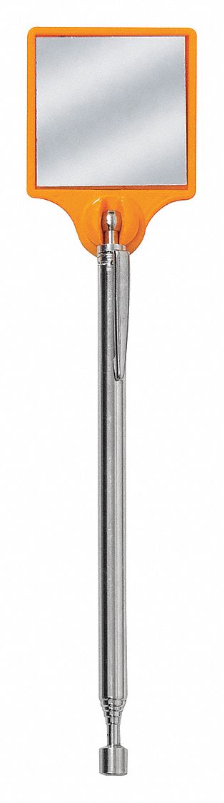 InspectionMirror Square Glass 6 1/4 -28 