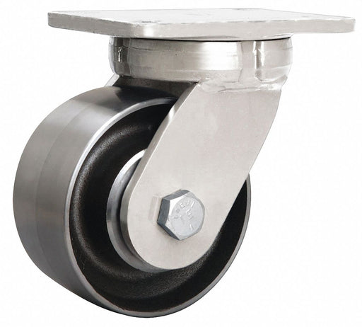 Plate Caster Swivel Steel 8 H