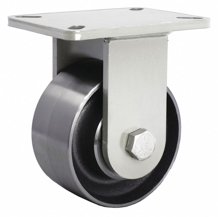 Plate Caster Rigid Steel 8 H