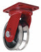 Plate Caster Swivel Steel 10 1/2 H