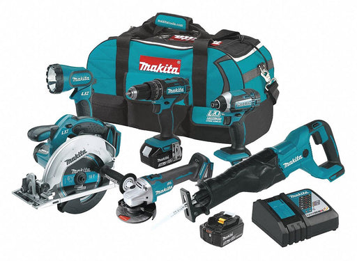 Cordless Combination Kit 6 Tools 18V DC