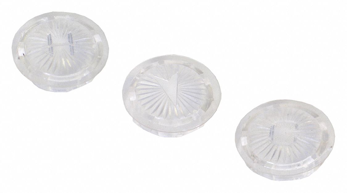 Index Buttons 1-1/16 in Size Chrome
