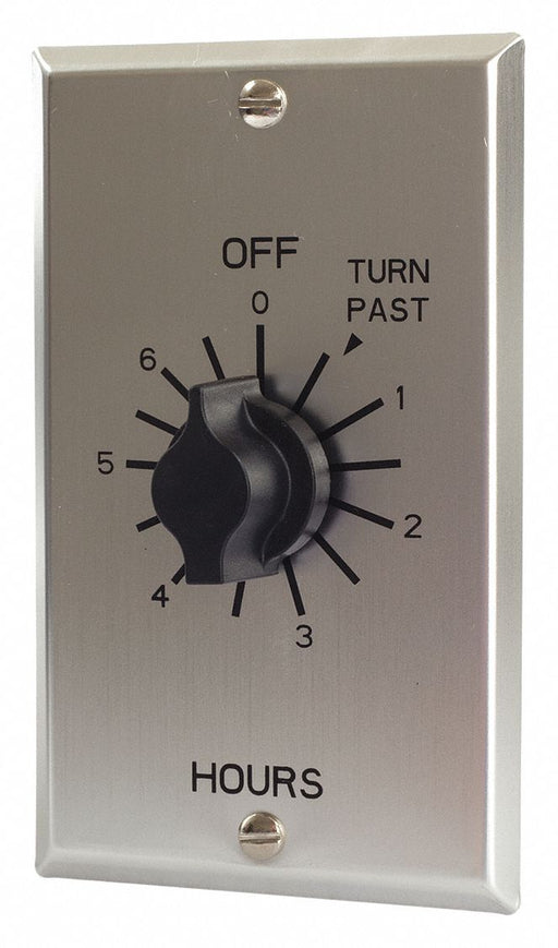 Spring-Wound Timer Silver 125V AC