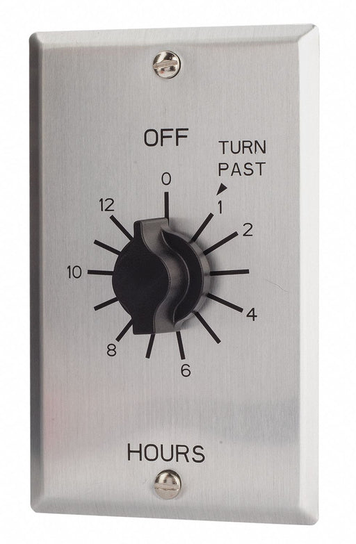 Spring-Wound Timer Silver 125V AC