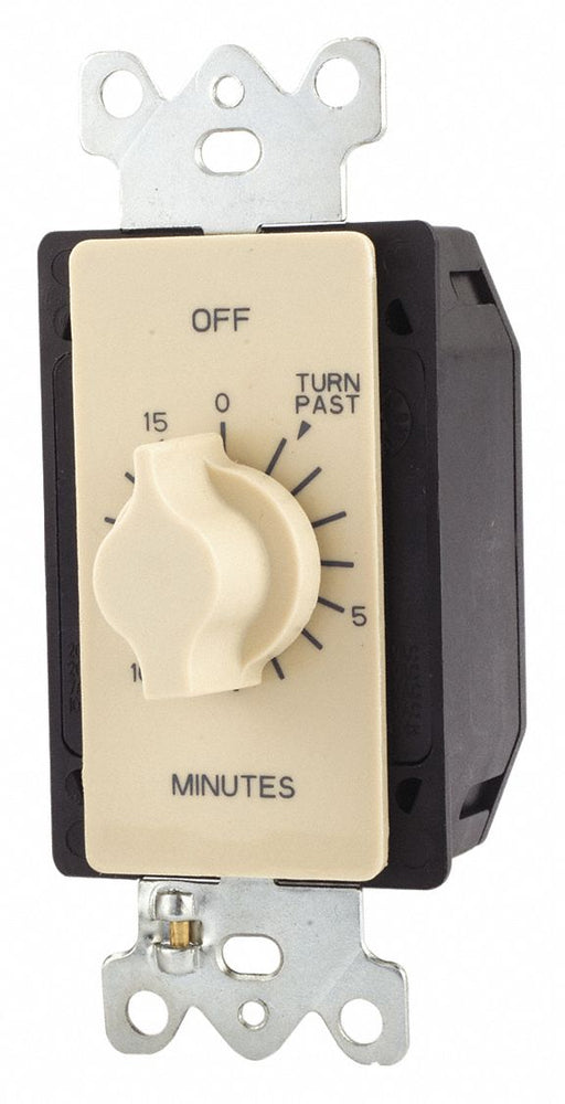 Spring-Wound Timer Ivory 125V AC