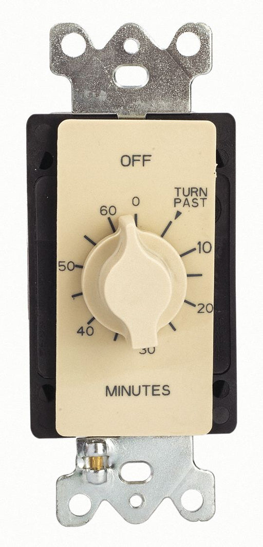 Spring-Wound Timer Ivory 277V AC