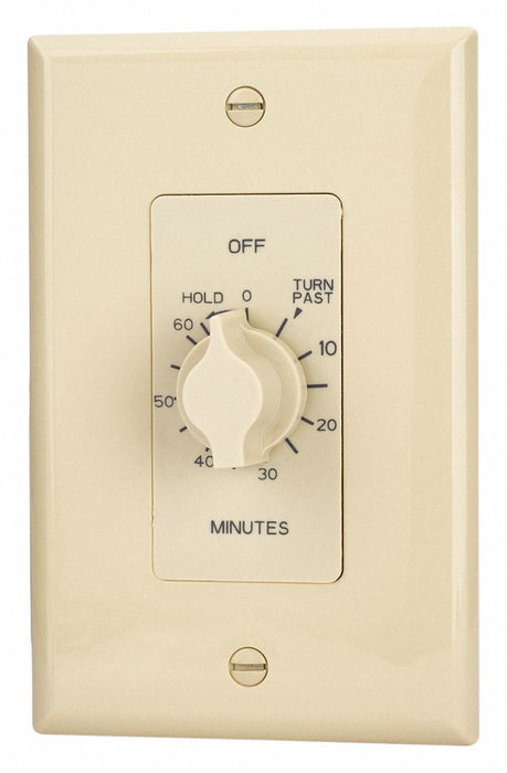 Spring-Wound Timer Ivory 125V AC
