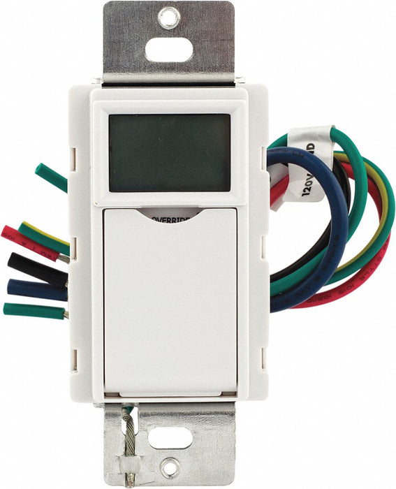 Wall Switch Timer White 120V AC