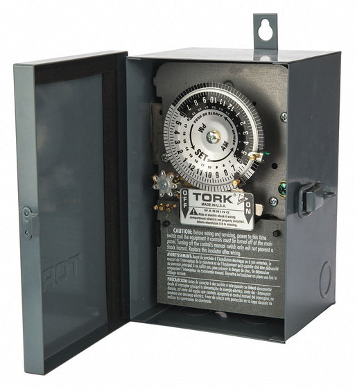 Electromechanical Timer 24 hr 3PST Metal