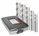 End Mill Set 5 pc Square Carbide