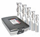 End Mill Set 5 pc Corner Radius Carbide