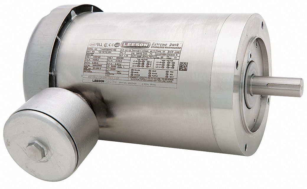 WashdownMotor 2hp 3490RPM 230/460VAC