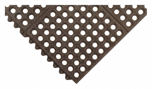 Drainage Mat 3 ft L 3 ft W Black