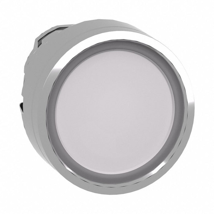 Push Button White Metal