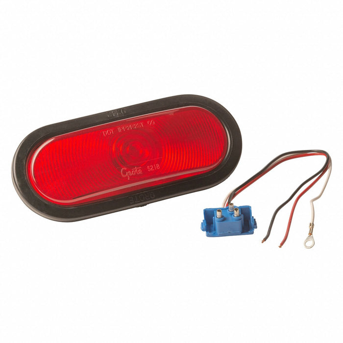 Stop/Turn/Tail Light Oval Red 7-27/64 L