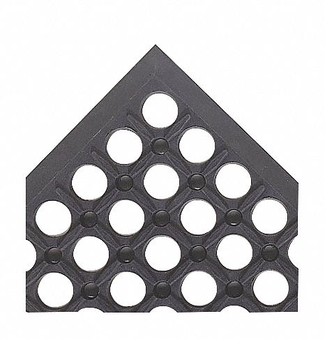 Drainage Mat 10 ft L 3 ft W Black