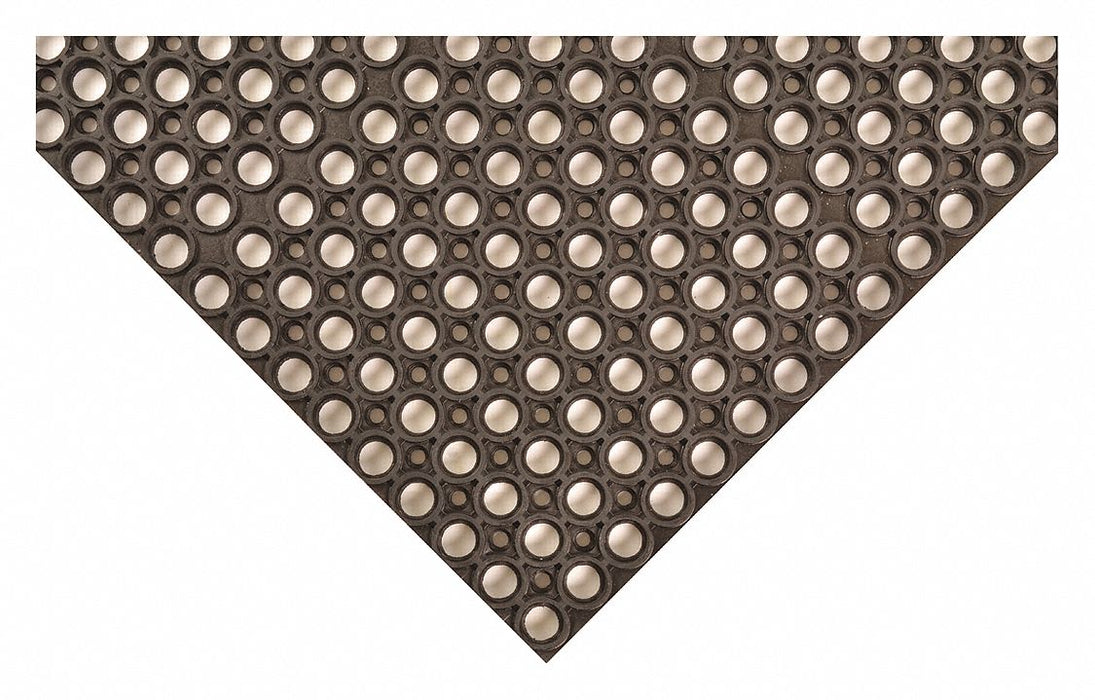 Drainage Mat 4 ft L 3 ft W Black