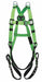 Full Body Harness Universal 310 lb Grn