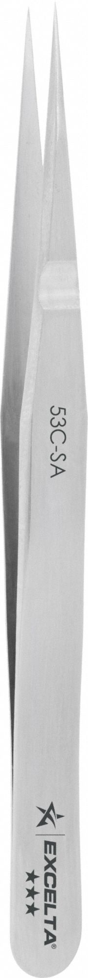 Tweezers SS 4 1/4 L Straight Point