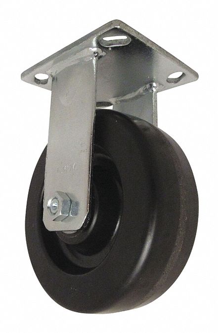 Plate Caster Rigid Phenolic 7 1/2 H