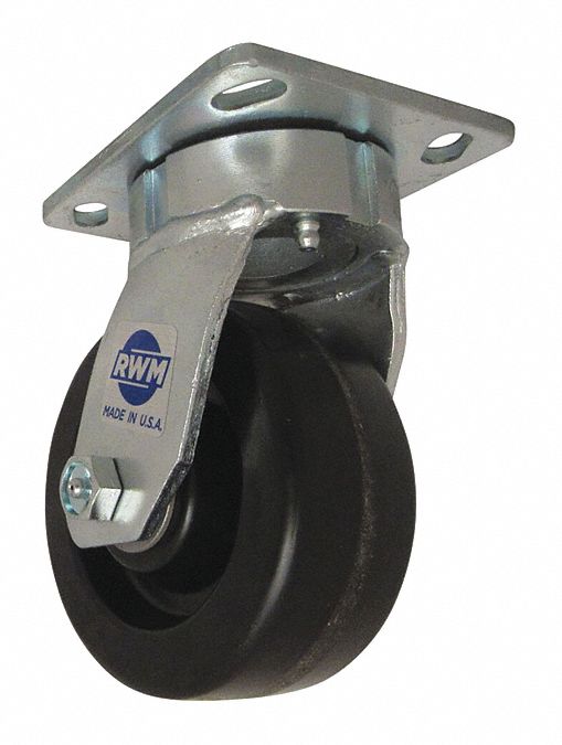Plate Caster Swivel Phenolic 5 5/8 H