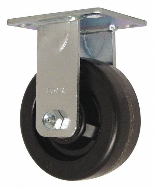 Plate Caster Rigid Phenolic 6 1/2 H