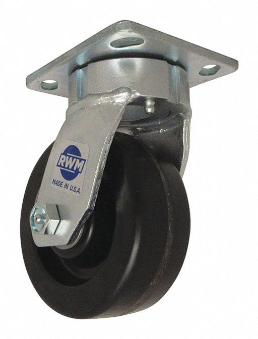 Plate Caster Swivel Phenolic 7 1/2 H