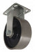 Plate Caster Rigid Steel 6 1/2 H