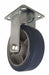 Plate Caster Rigid Rubber 7 1/2 H