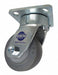 Plate Caster Swivel Rubber 5 5/8 H