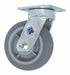 Plate Caster Swivel Rubber 6 1/2 H