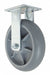 Plate Caster Rigid Rubber 10 1/8 H