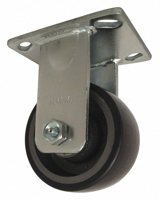 Plate Caster Rigid Polyurethane 5 5/8 H