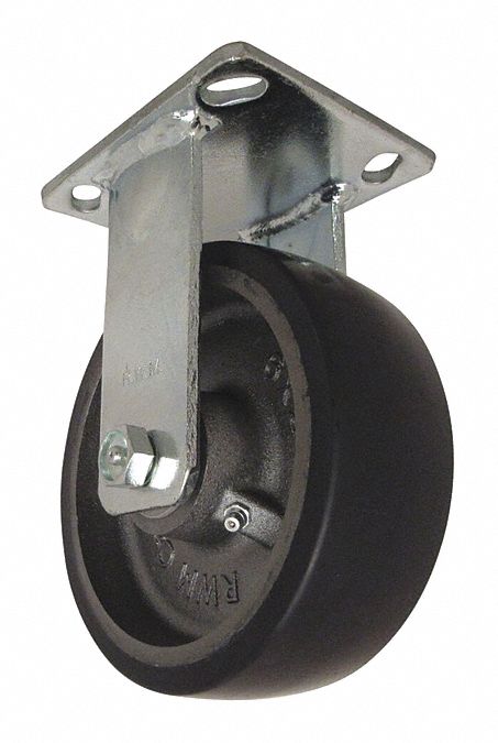 Plate Caster Rigid Polyurethane 9 1/2 H
