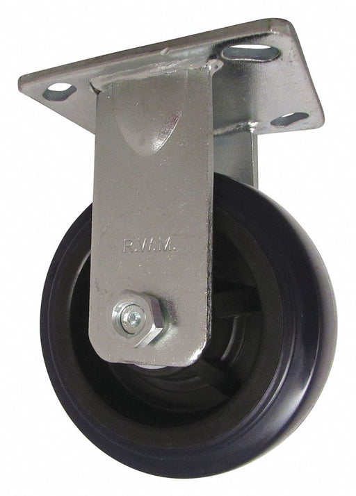 Plate Caster Rigid Polyurethane 6 1/2 H
