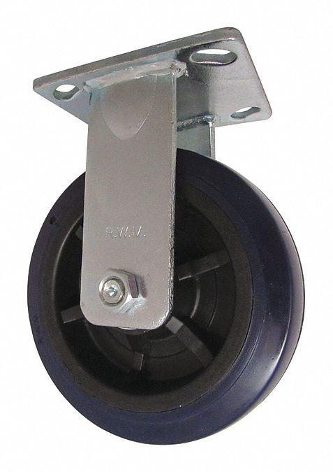 Plate Caster Rigid Polyurethane 7 1/2 H